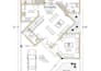 design a modern 2d villa floor plan in autocad with PDF